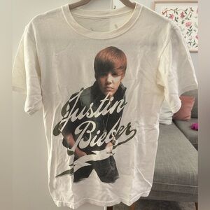 Justin Bieber My World Tour Shirt